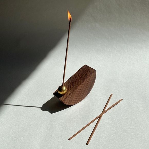 2/$20*when bundled* NWT*marred box* Bija Life Santos Rosewood Incense Holder - Picture 1 of 7